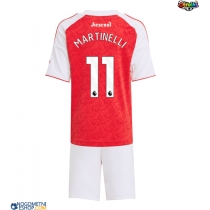 Otroški Nogometni dresi Arsenal Gabriel Martinelli #11 Domači 2025-26 Kratek Rokav (+ Kratke hlače)